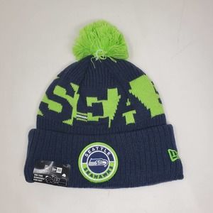 NEW 2020 NFL NEW ERA ON FIELD SIDELINE BEANIE - Seattle Seahawks